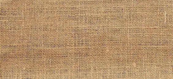 Traditional burlap material used for a ghillie suit base layer